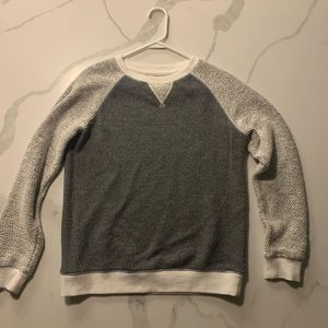 ZYIA, Small, Gray Binary Crewneck Sweatshirt